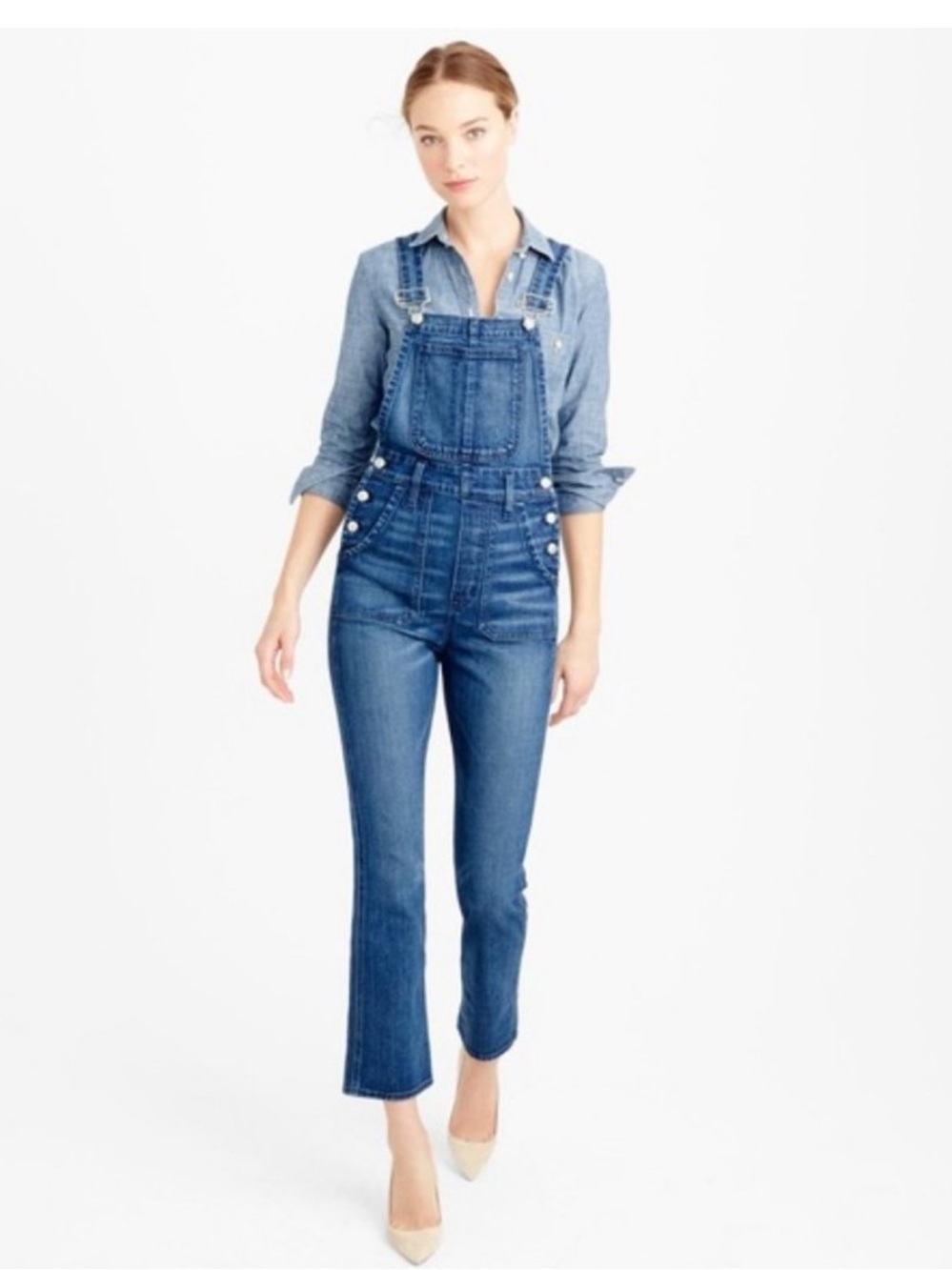 J. Crew Point Sur Demi Boot Overalls